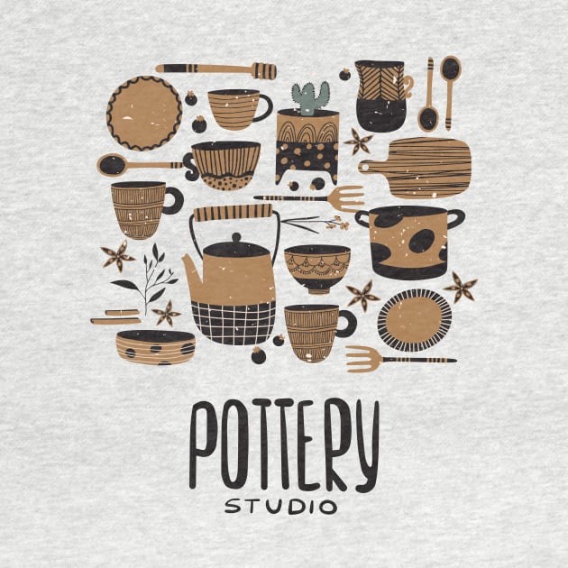 Pottery Studio by Teequeque